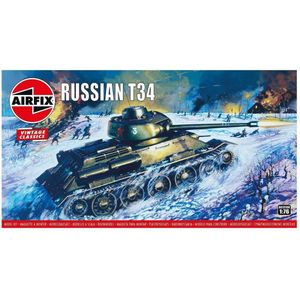 Airfix - Russian T34 (Af01316v) - modelbouwsets, hobbybouwspeelgoed voor kinderen, modelverf en accessoires