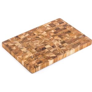 Teakhaus 801 kopshout houten snijplank FSC Teak 35x25cm