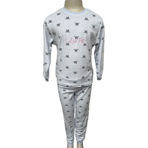 Cocodream Quality - Meisjes winter pyjama - Maat 152 - Meisjes - Gray -