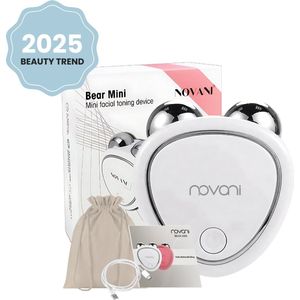 Novani Bear Mini - Microcurrent Gezichtsmassage - Wit