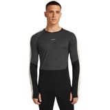 Icebreaker - Merino 200 Oasis+ Crewe - Lange Mouwen Basislaag - Grijs