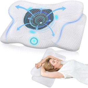 MMM® Anti Snurk Kussen - Anti Snurk - Apneu Kussen - met Memory Foam - Neksteunkussen - Gemaakt van Hoogwaardige Materialen