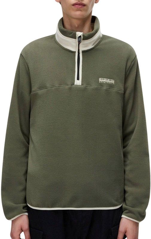 Napapijri - Dergana - Sweatshirt - Halve Rits - 100% Gerecycled Polyester