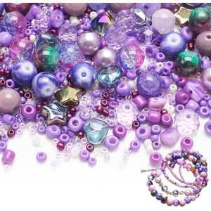 Hoogwaardige glaskralen voor armbanden maken - Verschillende maten en vormen