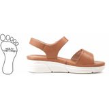 GABYLOU - Modele Mia - Dames Espadrilles Sandalen - Comfort voor Brede Voeten - 4 cm Hak - Verstelbare Gespen - Elegante Zomer Stijl
