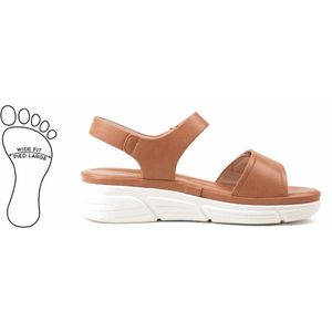 GABYLOU - Modele Mia - Dames Espadrilles Sandalen - Comfort voor Brede Voeten - 4 cm Hak - Verstelbare Gespen - Elegante Zomer Stijl