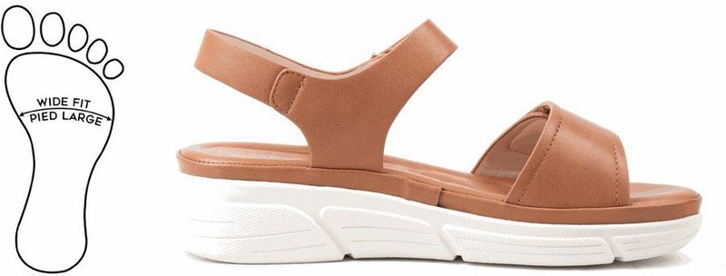 GABYLOU - Modele Mia - Dames Espadrilles Sandalen - Comfort voor Brede Voeten - 4 cm Hak - Verstelbare Gespen - Elegante Zomer Stijl