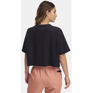 Under Armour - T-shirt - Lichtgrijs - Katoenmix - Oversized Pasvorm