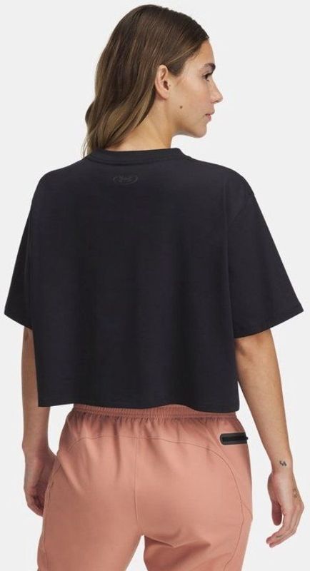 Under Armour - T-shirt - Lichtgrijs - Katoenmix - Oversized Pasvorm