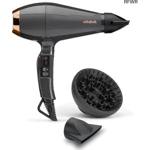 RFWR® Professionele Haardroger met Diffuser - 2200W Krachtige Föhn met Ionische Anti-Pluis Technologie