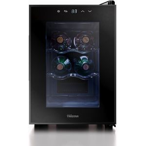 Tristar WR-7506 - Wijnkoelkast 6 Flessen - Wijnklimaatkast - 5 ⁰C tot 18 ⁰C - Zwart