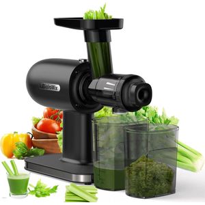 Momentum® - Slowjuicer - Sapcentrifuge - Cold Press - Groente en Fruit Blender - Krachtige Motor - Zwart