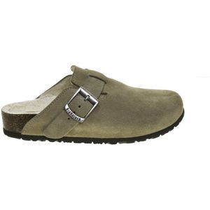 Taupe Clogs Schapenvacht Bionatura maat 43