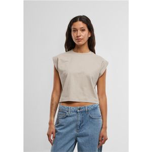 Urban Classics - Oversized Boxy Heavy Crop top - XS - Grijs