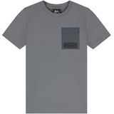 Malelions - Kids Nylon Pocket T-Shirt - Anthracite
