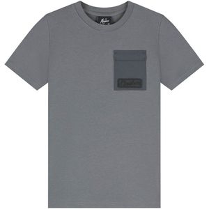 Malelions - Kids Nylon Pocket T-Shirt - Anthracite