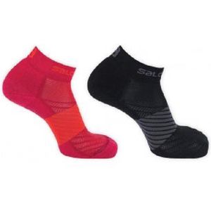 Salomon Socks XA JR 2-pack Biking Red/Forged Iron (L 35-38)