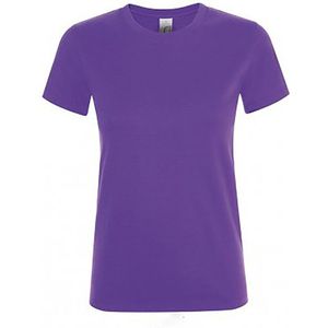 SOLS Dames/dames Regent T-Shirt met korte mouwen (Donkerpaars)