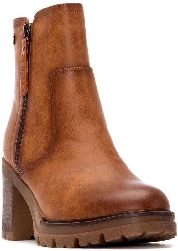 Refresh - 17297002-NEGRO - Enkellaarsjes - Zwart - 5 tot 8 cm - Ritssluiting - Casual