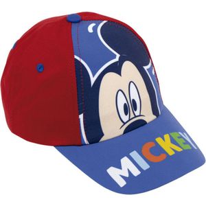 Kinderpet Mickey Mouse Happy smiles Blauw Rood (48-51 cm)