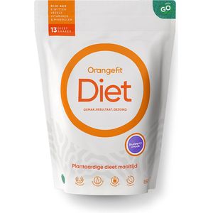 Orangefit Diet Vegan Afslankshake - Maaltijdvervanger / Maaltijdshake - Afvallen & Diëten - 850g (13 shakes) - Bosbes - Nr 1 Consumentenbond