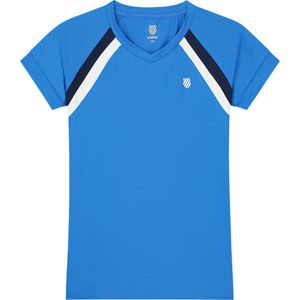 K-Swiss Core Team Tee - sportshirts - Blue - Vrouwen