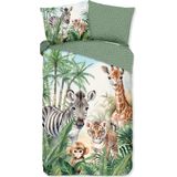 Dekbedovertrek - Katoen - Blauw - 2 Persoons