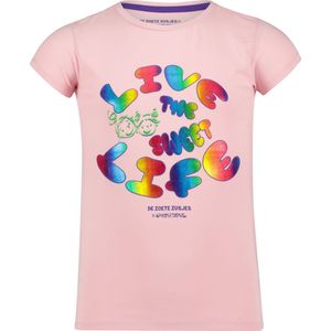 4PRESIDENT T-shirt meisjes - Orchid Pink - Maat 104 - Meiden shirt