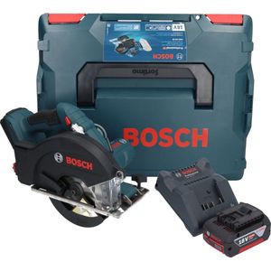Bosch GKM 18V-50 Professionele accu metaalcirkelzaag 18 V 136 mm ( 06016B8001 ) Koolborstelloos + L-Boxx - zonder accu, zonder oplader