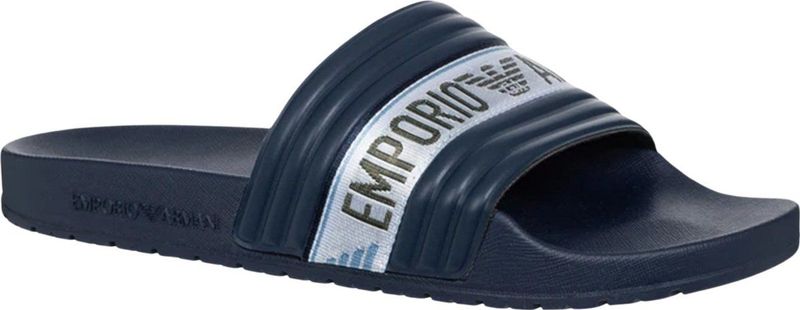 Emporio Armani - Nastro Logo - Slipper - Blauw