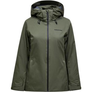 Peak Performance W Anima Insulated Ski Jas Dames Donkergroen M/38