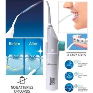 Equivera Waterflosser - Monddouche - Elektrisch Flosapperaat - Water Flosser - Waterflosser Draadloos - Water Flosser Draadloos - Draadloos en Oplaadbaar - Must have voor uw hygiëne!