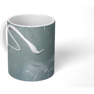 Mok - Koffiemok - Acrylverf - Design - Abstract - Mokken - 350 ML - Beker - Koffiemokken - Theemok