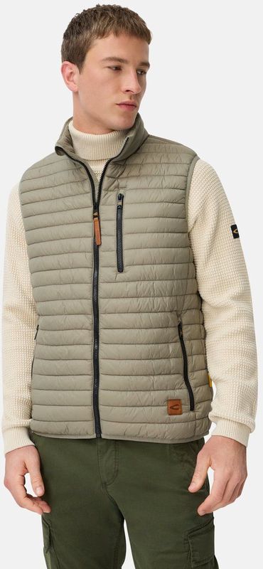 camel active - Gewatteerd Vest - Groen - Gerecycled Polyamide