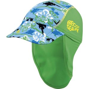 Beco Sealife - Baby zonnepetje - Jongens - Maat 46 cm - blauw/groen