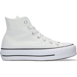 Converse Chuck Taylor All Star Lift Hi Hoge sneakers - Leren Sneaker - Dames - Wit - Maat 41