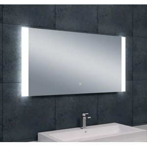 Badkamerspiegel Sunny 120x60cm Geintegreerde LED Verlichting Verwarming Anti Condens Touch Lichtschakelaar Dimbaar