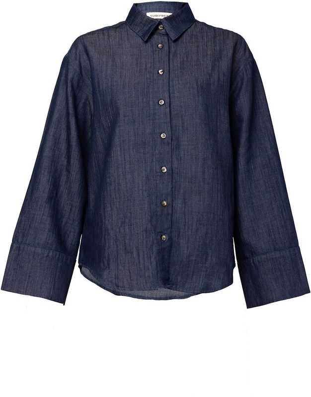 SURI FREY Leinenhemd SFY Freyday ( SW10061 ) - Dames Hemdblusen - blue 500