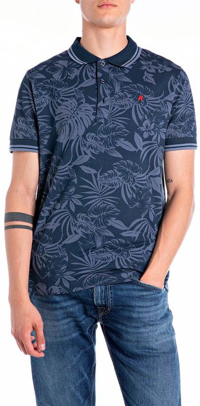 Replay M3009.000.75034 Poloshirt Blauw L Man