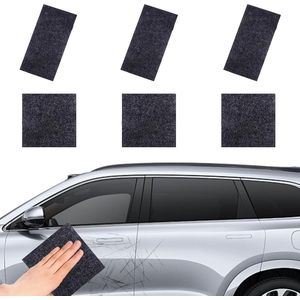 6 stuks Nano Sparkle Doek auto krassen - Autolak Krasverwijderaar Krasreparatiedoekje - voor reparatie van lichte kraskleuren - Herbruikbare Auto Scratch Reparaties Remover Doek - voor Gemakkelijk te polijsten Oppervlak