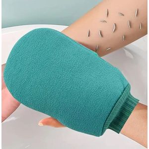 Dubbelzijdige Scrubhandschoen Voor In De Douche I Bad Washandje I Exfoliating Glove I Scrub Pad I Massage & Lichaamsscrubs I Open Duim