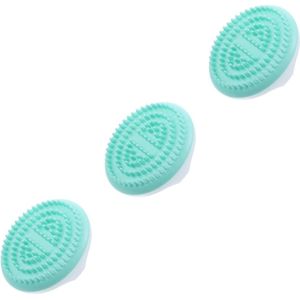 3Pcs Massage Borstel - Taille Massager Arm Massager Haar Massager Hoofdhuid Scrubber Nek Massager Massage Accessoire Massage Supply Body Tool Reinigingsborstel Accessoires Silicagel