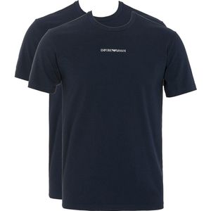 Emporio Armani - EM000391_AF16115 - T-shirt - Blauw - Korte Mouwen - 2 Eenheden