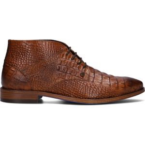 Rehab Barry Croc heren nette schoen - Cognac - Maat 46