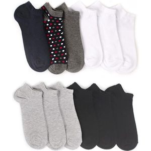 Enkelsokken - Heren sokken - 12 paar - Maat 40-45