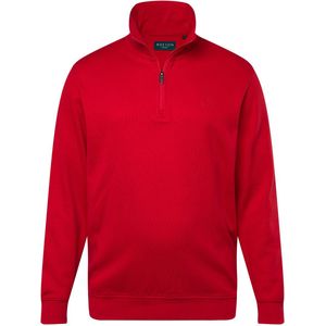 Boston Park - Heren - Boston Park troyer van sweatstof kraag met rits - Rood - Maat 68+