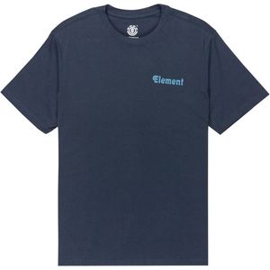 Element Post Nap T-shirt Met Korte Mouwen Blauw S Man
