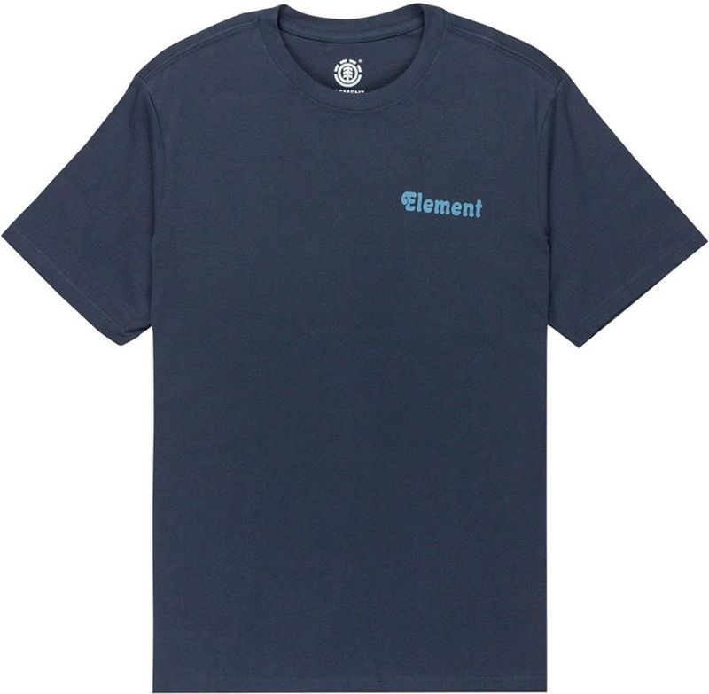 Element Post Nap T-shirt Met Korte Mouwen Blauw S Man
