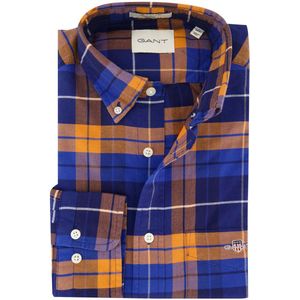 Gant - Regular Fit - Casual Overhemd - Oranje - Katoen