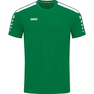 Jako Power T-Shirt Kinderen - Sportgroen | Maat: 164